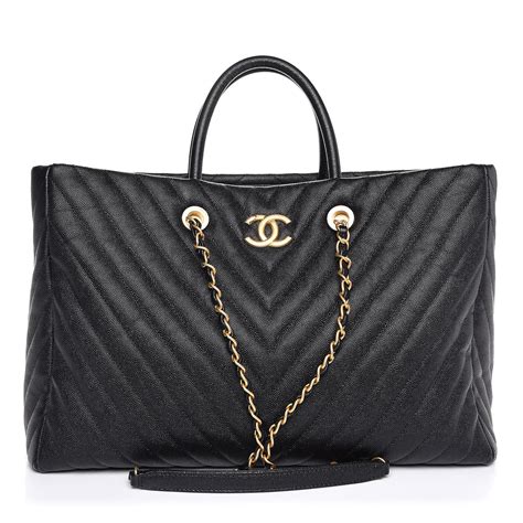 chanel coco handle shopping tote